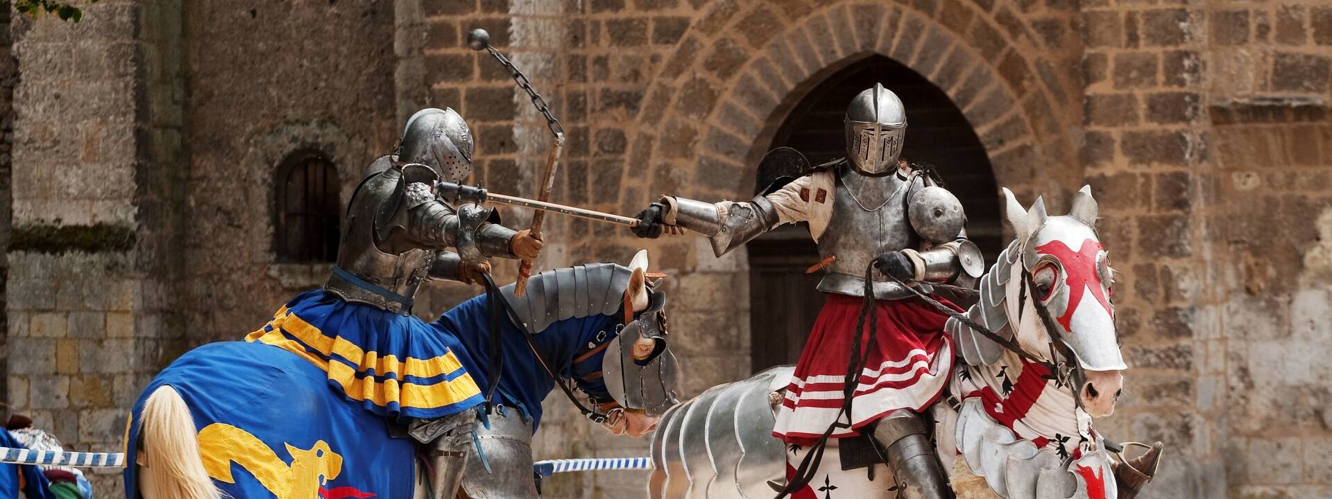 Joute équestre à la Foire aux Laines